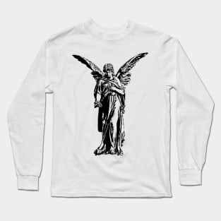 guardian angel / white Long Sleeve T-Shirt